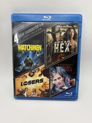 Film Favorites Comics Blu-ray Set   Watchmen, Jonah Hex, Losers, History of V