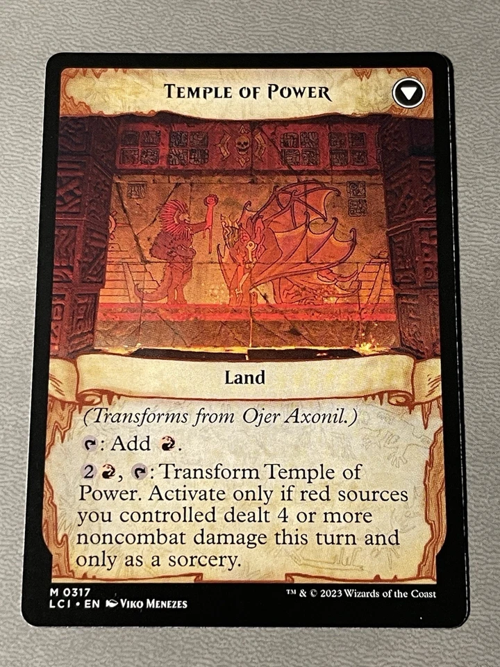 Ojer Axonil, Deepest Might (Showcase) M The Lost Caverns of Ixalan # 317 NM Norm - Image 2 of 2