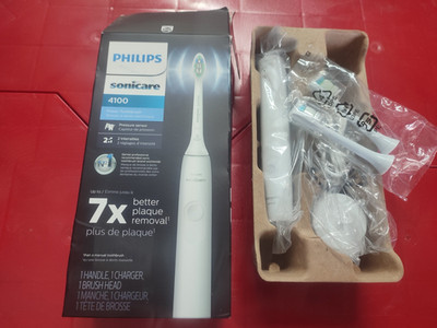 Philips Sonicare 4100 Power Rechargeable Electric Toothbrush, White HX3681/23
