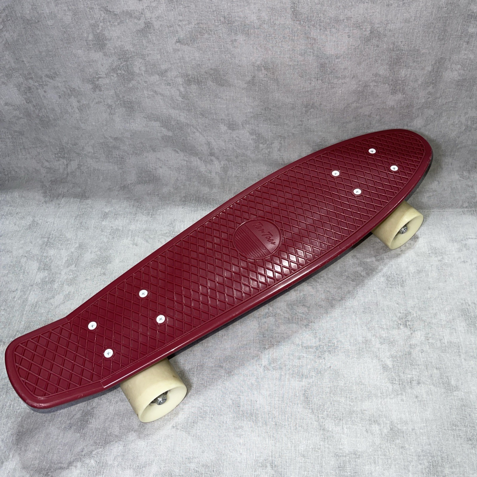 Ten Toes Board Co Skateboard Penny Board 22" Plastic Crimson