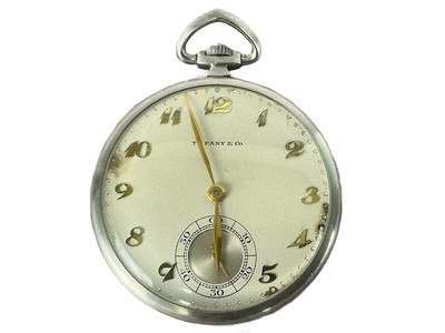 VINTAGE 45MM TIFFANY IWC INTERNATIONAL PLATINUM POCKET WATCH CAL. 95, SERVICED!