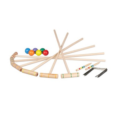 Krocket spiel 6 Spieler Tragetasche Krocket Set Croquet Spiel Garten Krocket