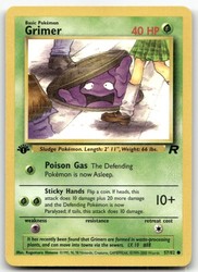 Grimer 57/82 Team Rocket 1st Edition Common