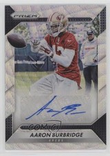 2016 Panini Prizm Rookie Blue Wave 119/149 Aaron Burbridge #RA-ABG Auto 0g4