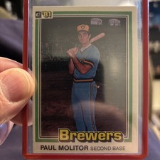 1981 Donruss - Paul Molitor #203