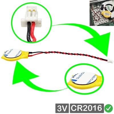CR2016 RTC CMOS Batterie Stecker kabel komp. mit Lenovo P/N: SB10T44434, 01AY997