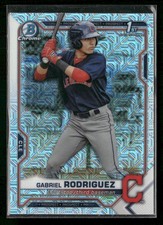 2021 Bowman Chrome #BCP-180 Gabriel Rodriguez Prospects Mojo Refractor