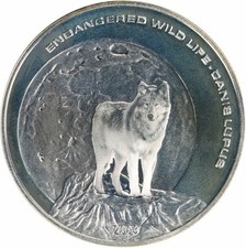 MONGOLIA. 500 Tugrik. 2003. Proof. 0.7435 oz ASW.