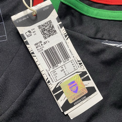 Camiseta deportiva de manga larga Adidas 24/25 Arsenal para hombre Stadium Away calce ajustado mediana nueva con etiquetas - Imagen 4 de 8