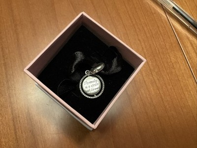 EINGESTELLT STERLINGSILBER 925 PANDORA 797786CZ DREHENDER LEBENSBAUM BAUM BAUM HÄNGER CHARM