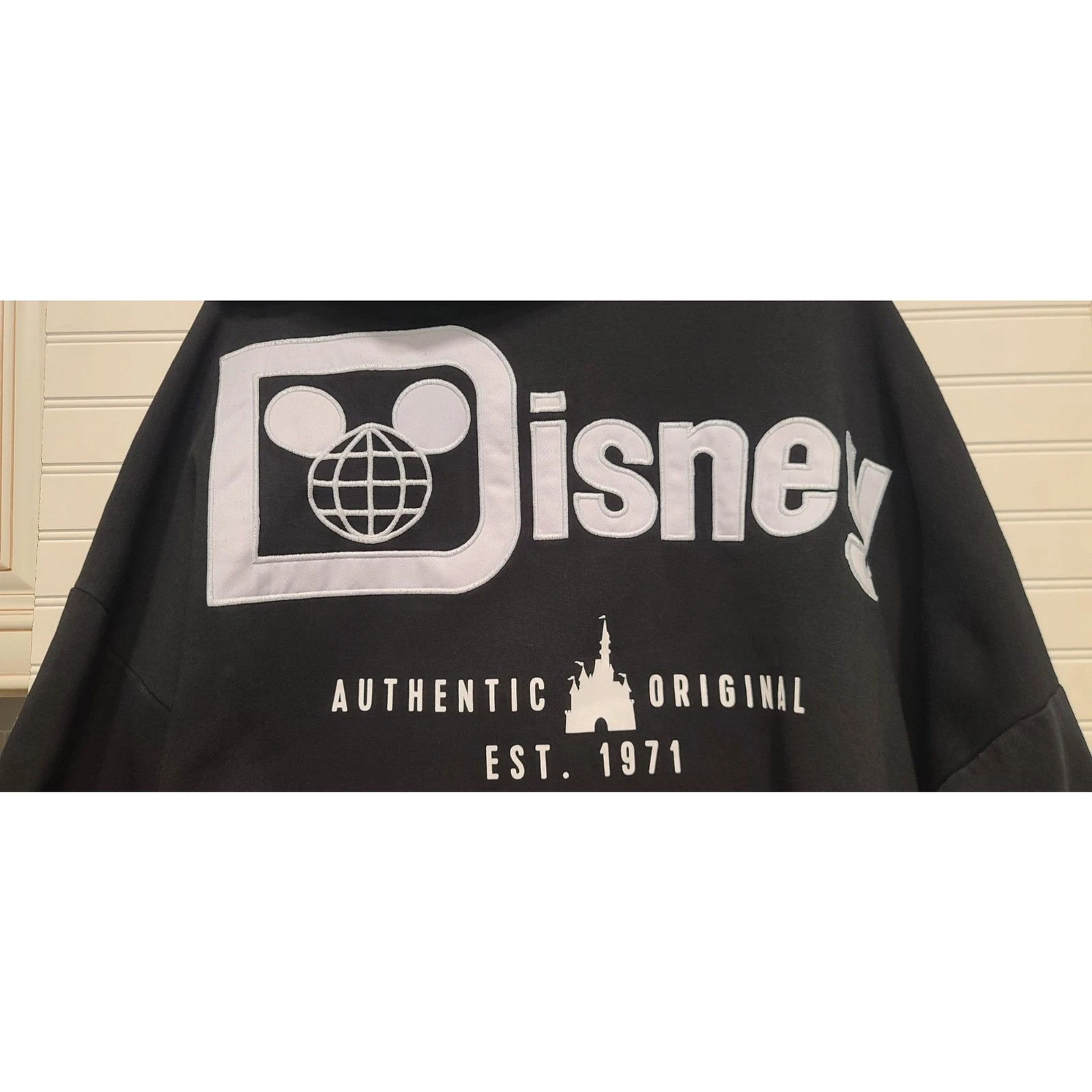 Disney Authentic Original Est.1971 Walt Disney World Black Hooded Jacket Size 3X image 3