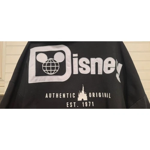 Disney Authentic Original Est.1971 Walt Disney World Black Hooded Jacket Size 3X image 3