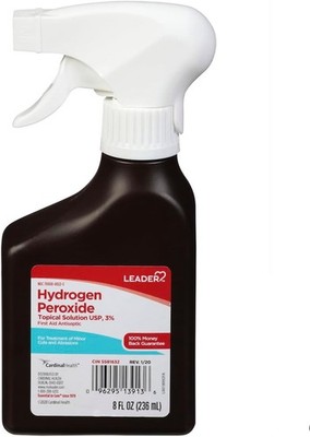 Versatile Hydrogen Peroxide 3% - 2 Pack Spray for Cuts, Scrapes & Home Cleaning
