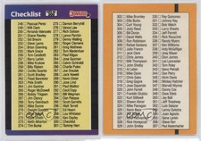 1989 Donruss Checklist Checklist Cards 248-357 #300