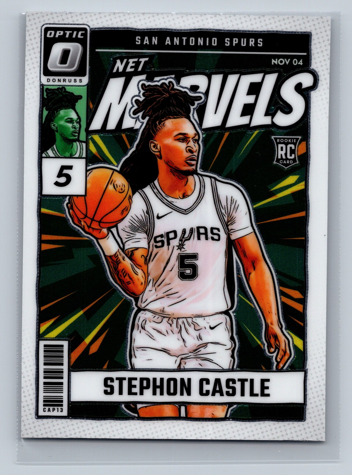 2024-25 Donruss Optic #12 Stephon Castle Net Marvels