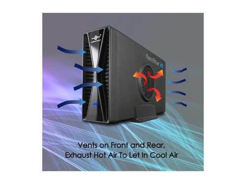 VANTEC NexStar HX NST-387S3-BK Aluminum / ABS Plastic 3.5" Black SATA I/II/III - Picture 2 of 5