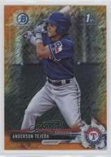 2017 Bowman Chrome Prospects Orange Shimmer Refractor 25/25 Anderson Tejeda s1i