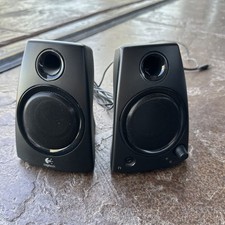 LOGITECH Z130 2.0 STEREO SPEAKERS 10W FOR PC AND MAC PLAY TESTED GOOD