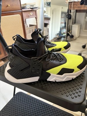 Nike Huarache Drift Sneakers - Volt/Black/White - Men's