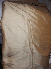 Aribesque Queen Dupioni Silk Reversible Duvet Cover Piping Trim 90x94