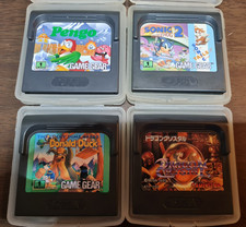 SEGA Game Gear Games x 4-PENGO-DONALD DUCK-DRAGON CRYSTAL- SONIC- SEE DETAILS