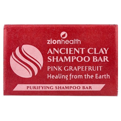 Ancient Clay Shampoo Bar, Pink Grapefruit, 6 oz (70 g)