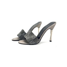 Gucci Tom Ford SS1998 Vintage Crystals GG Monogram Mules Sandals 7
