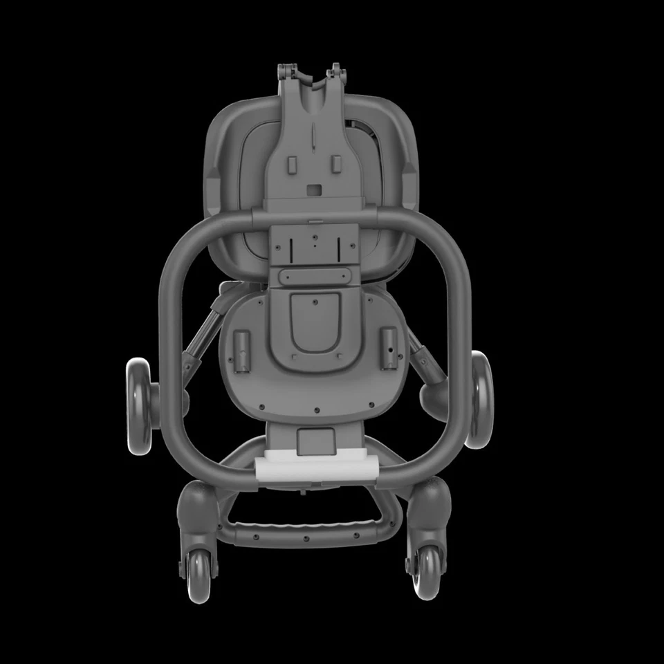 Stroller, Small and Lightweight Foldable One-click Stroller, Trunk, Trolley Baby - Image 3 of 4