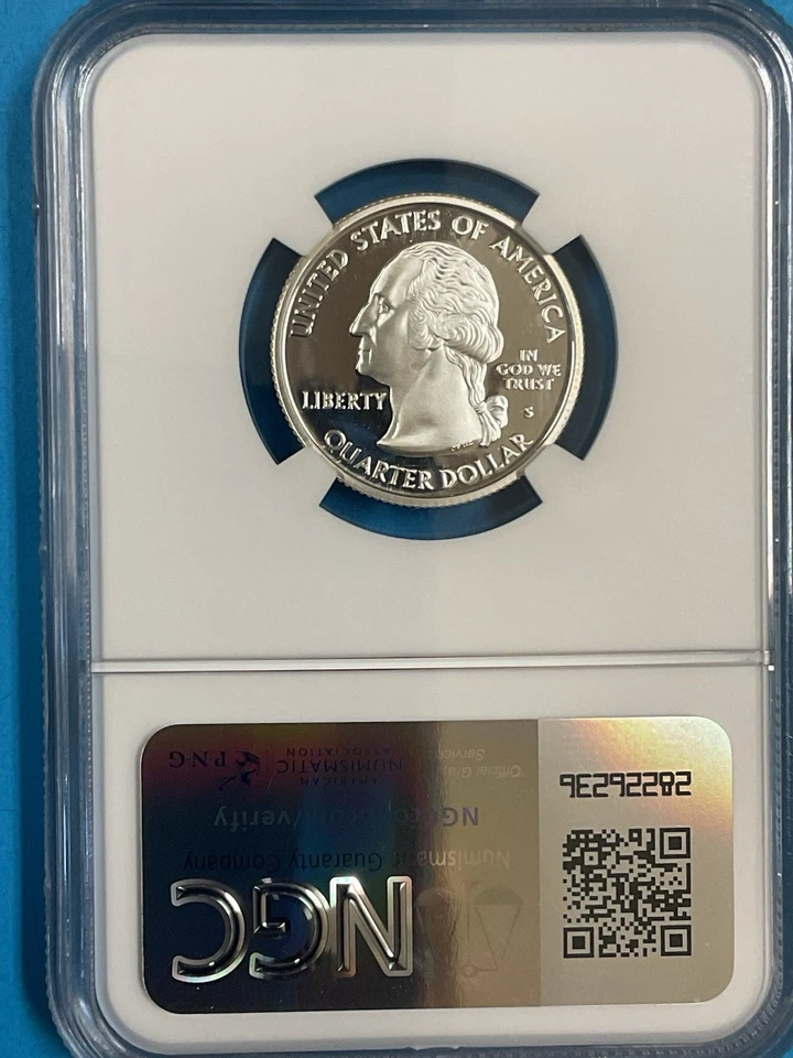 3-Coins SILVER 25c 2008S/2004S State Quarters NGC PF69 UC OK/AK/TX - Image 3 of 4