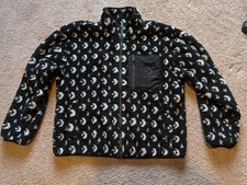 Retail 120 Converse womens All Star Pattern Jacket Full Zip Logo New Size L