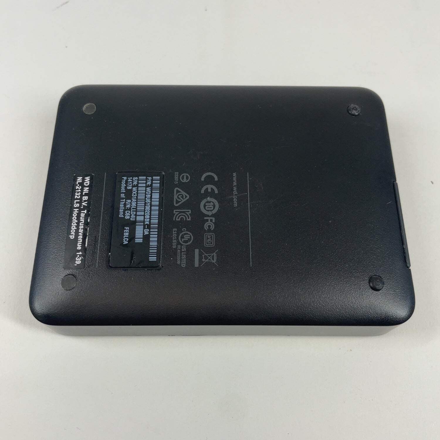 Western Digital WD External C6B 2TB Micro USB-B to USB-A HDD WDBU6Y0020BBK-04