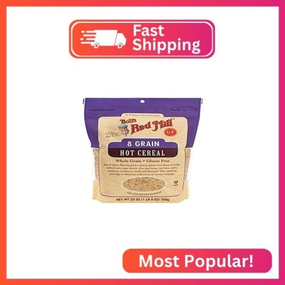 Bobs Red Mill Cereal 8 Grain Gluten Free, 25 oz, 1LB 9oz