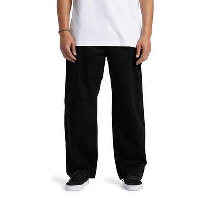 DC Worker Baggy Chino Hose - Schwarz