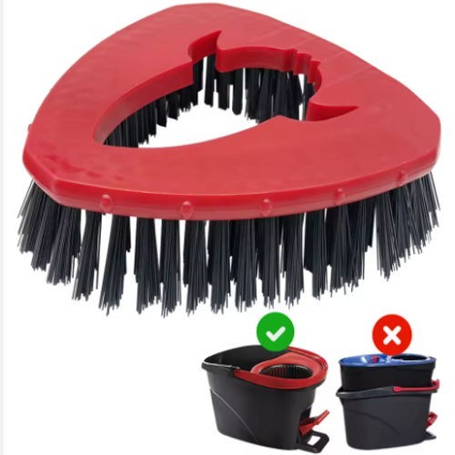 Non-Scratch Bristle Scrub Brush for Vileda Turbo EasyWring Mop – Heavy-Duty Tile