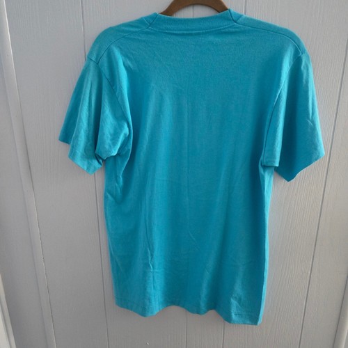 Vintage Fruit of the Loom Cat Tee M - Funny Graphic, Made in USA, Single Stitch - Bild 5 von 6
