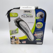 Wahl Lithium Ion Pro Series Pet Clipper 9177 Rechargeable Heavy Duty Trimmer