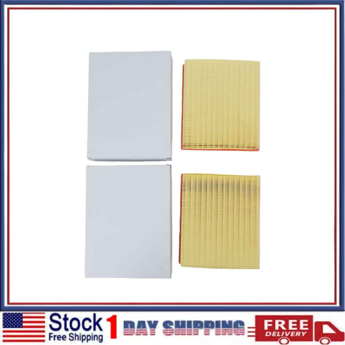 2pcs Air Filter For 1998-2002 Rolls Royce Silver Seraph Models