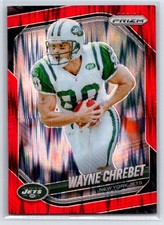 2025 Panini Prizm Wayne Chrebet Red Flash #295 New York Jets