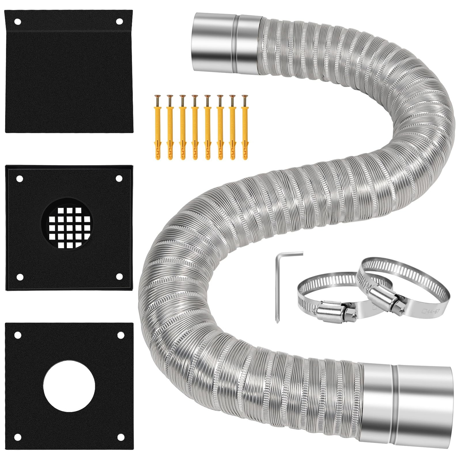 Pellet Stove Vent Pipe Kit,Pellet Stove Fresh Airs Intake Ki