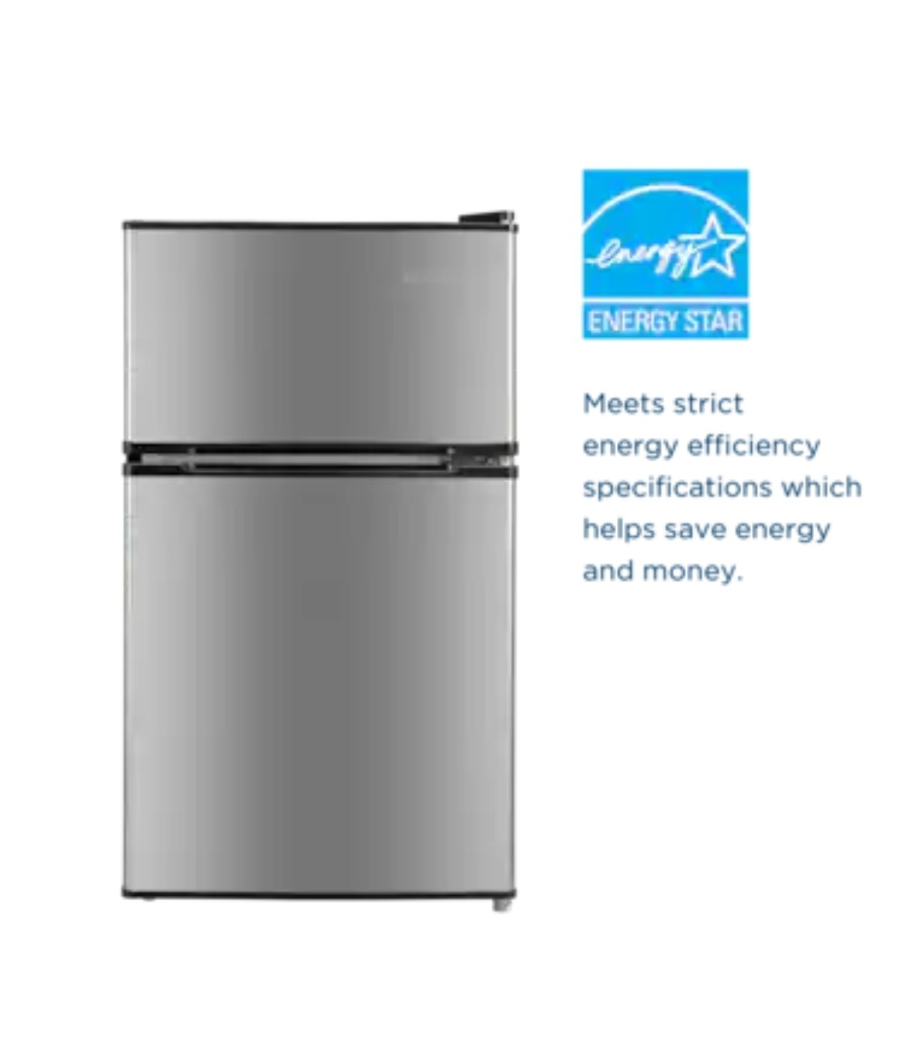 Insignia CF30SS9 3.0 Cu. Ft. Mini Fridge  Stainless Steel