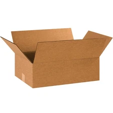 Tape Logic Shipping Boxes Flat 18L x 12W x 6H, 25-Pack | Corrugated Cardboard
