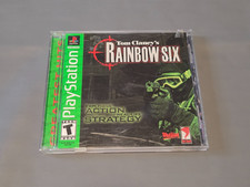Retro Sony Playstation 1 PS1 Tom Clancy's Rainbow Six Game CiB - Tested & Works