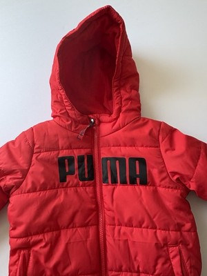 Puma High Risk Red Boys Puffer Winter Jacket Size 5 NWT $64