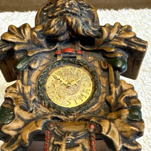 1984 Hallmark Old World Cuckoo Clock Christmas Ornament Missing Pull Strings - Picture 2 of 10