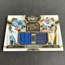 2023 Panini Select Multiverse White Jersey #MU-MFA Marshall Faulk /75