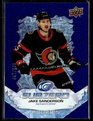 2022-23 Upper Deck Ice Sub Zero Rookies Jake Sanderson Rookie 447/599 #SZ-SA