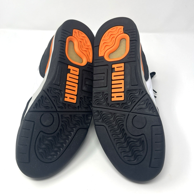 US Size 8 PUMA Palace Guard Black White Orange Men display picture 1