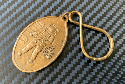 VINTAGE APPOLLO 11 MONDLANDUNG ARMSTRONG NASA SPACE SHUTTLE SCHLÜSSELANHÄNGER SCHLÜSSELRING