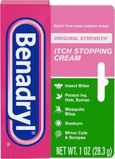 Original Strength Anti-Itch Cream, Bug Bite Itch Relief, Diphenhydramine Hcl Top