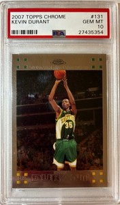 Kevin Durant Topps Chrome Rc | eBay